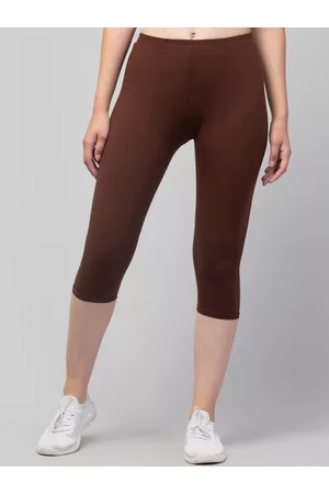 Apraa & Parma Clothing Women Skinny Fit Pure Cotton Sports Capris