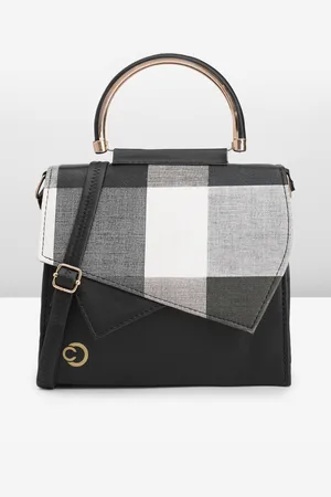 Caprese Geometric Printed Structured Satchel
