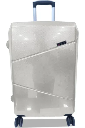 Swiss Military Textured Water Resistant Hard-Sided Large Trolley Suitcase