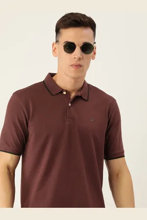 Peter England Men Polo Collar Slim Fit T-shirt