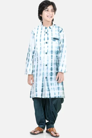 BownBee Boys Dyed Sherwani Set