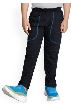 IndiWeaves Boys Floral Printed Cotton Track Pants