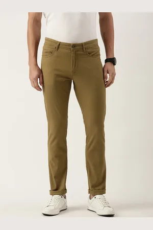 Peter England Men Slim Fit Trousers