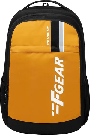 F Gear Brand Logo Water Resistant Backpack