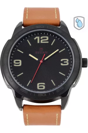 Titan Men Black Dial Watch 1585NL02