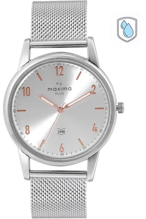 Maxima Men Stainless Steel Bracelet Style Straps Analogue Watch 63971CMGI