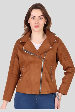 Leather Retail Suede Lightweight Outdoor Biker Jacket