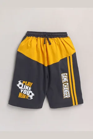 YK Boys Colourblocked Pure Cotton Shorts
