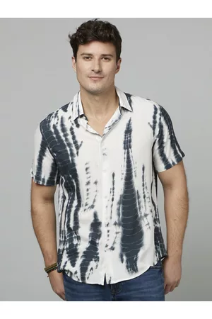 Celio Classic Tie & Dye Casual Shirt