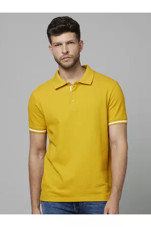 Celio Men Polo Collar Regular Fit Cotton T-shirt