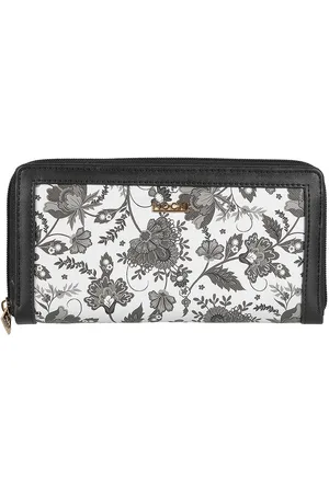 All Things Mochi Women Floral Printed Zip Around Wallet