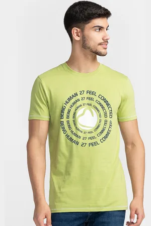 Being Human Typography Printed T-shirt