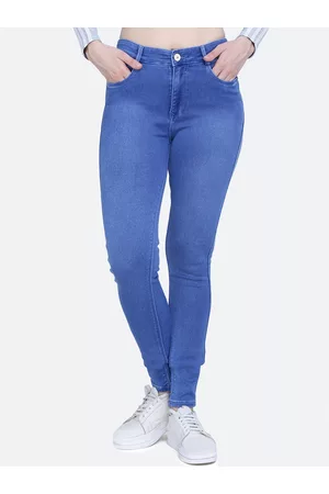 FCK-3 Women Comfort High-Rise Light Fade Stretchable Jeans
