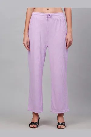 NEUDIS Women Relaxed Straight Fit Mid-Rise Parallel Trousers