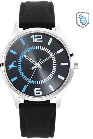 Fastrack Men Black Brass Dial & Black Straps Analogue Watch 3229SP02