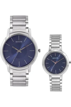 Sonata Unisex Set Of 2 Bracelet Style Straps Analogue Watches NR770318141SM01