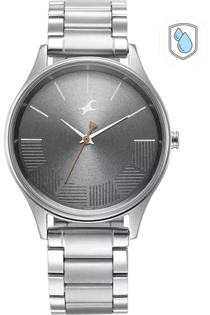 Fastrack Men Silver-Toned Dial & Bracelet Style Straps Analogue Watch