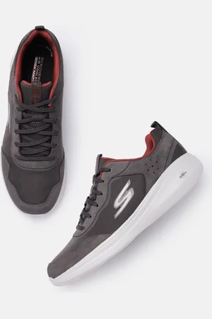 Skechers Men Charcoal GO RUN FAST - HURTLING Running Shoes
