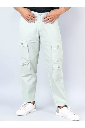 Mens Tall Relaxed Fit Cargo Trousers  Boohoo UK