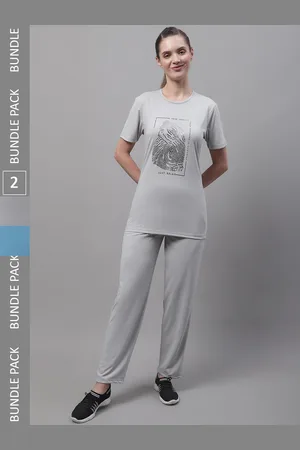VIMAL JONNEY Pack Of 2 Skin-Friendly Graphic Printed Sports Tracksuit
