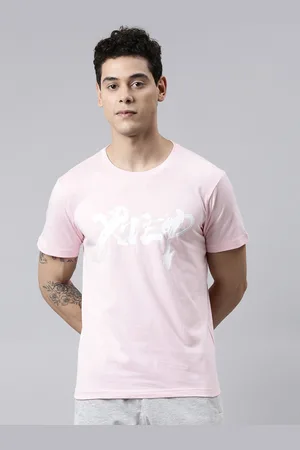 Xtep Men Typography Printed Knitted Pure Cotton Comfort Basketball Sports T-shirt