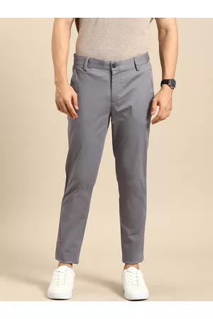UNITED COLORS OF BENETTON Men Solid Slim Tapered Casual Trousers   Lifestyle Stores  Goregaon East  Mumbai