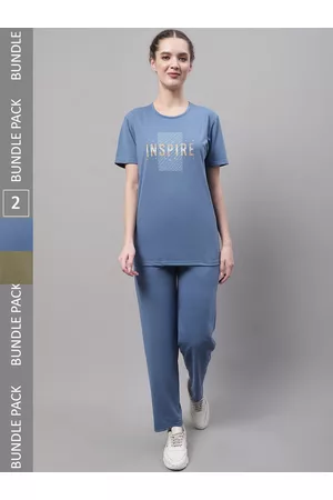 VIMAL JONNEY Pack Of 2 Printed Cotton Tracksuits