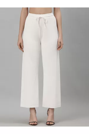 NEUDIS Women Relaxed Straight Fit Parallel Trousers