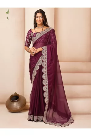 Maroon Seamless Saree Shapewear