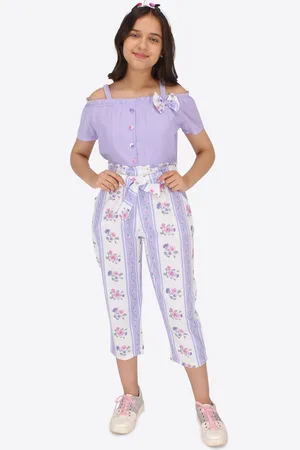 CUTECUMBER Girls Printed Basic Jumpsuit
