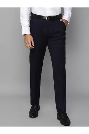 Buy LOUIS PHILIPPE Textured Polyester Blend Slim Fit Mens Work Wear  Trousers  Shoppers Stop