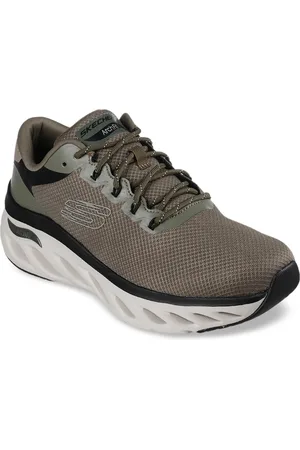 Skechers Men Green Printed Sneakers
