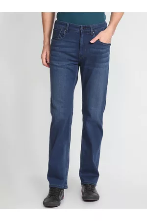 U.S. Polo Assn. Harold Slim Straight Fit Low Distress Light Fade Stretchable Jeans