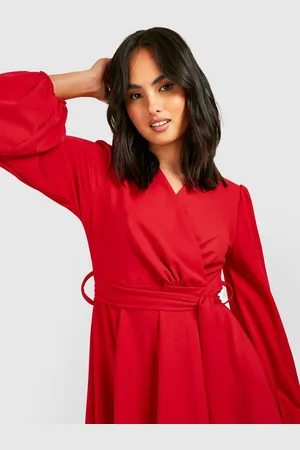 Boohoo Wrap Mini Dress