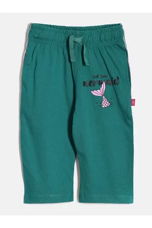 DIXCY SCOTT Girls Mid-Rise Printed Cotton Capris
