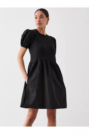 Dorothy Perkins Cotton Puff Sleeves A-Line Dress