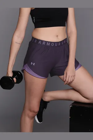 Under Armour Women 3.0 Play Up Colourblocked Low-Rise Running Shorts