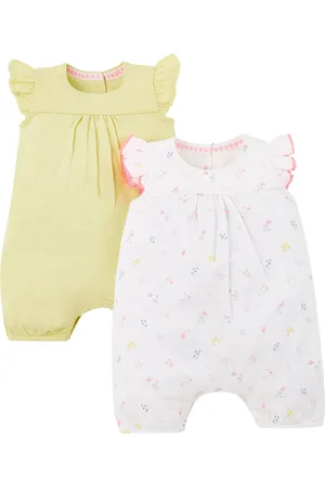 Mothercare Girls Set of 2 Rompers
