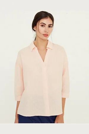 Ancestry Cotton Shirt Style Top