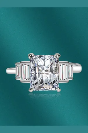 Designs & You Silver-Plated CZ-Studded Finger Ring