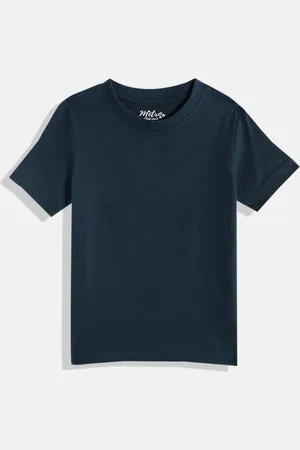 METRO KIDS COMPANY Boys Solid Regular Fit T-shirt