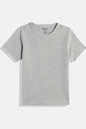 METRO KIDS COMPANY Boys Solid Regular Fit T-shirt