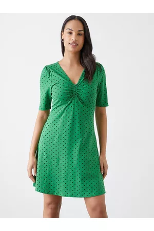 Dorothy Perkins Printed Ruched Mini Dress
