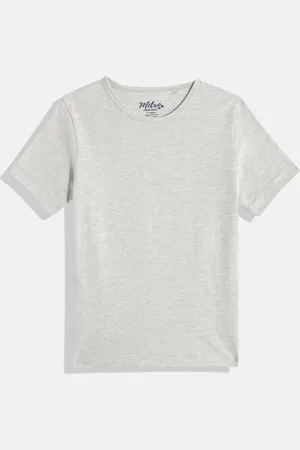 METRO KIDS COMPANY Boys Solid Regular Fit T-shirt