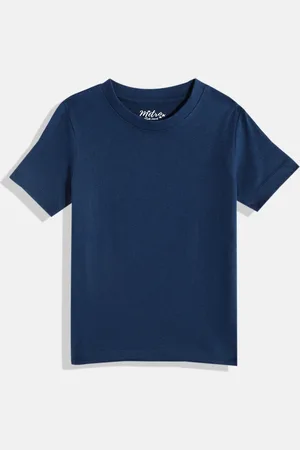 METRO KIDS COMPANY Boys Solid Regular Fit T-shirt