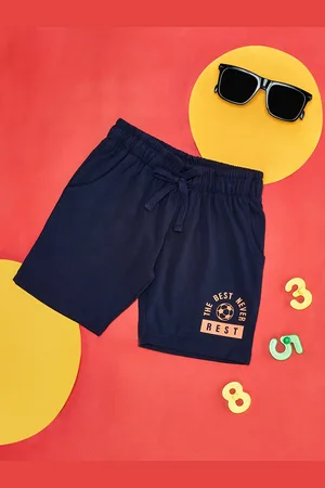 Pantaloons Boys Typography Printed Cotton Shorts