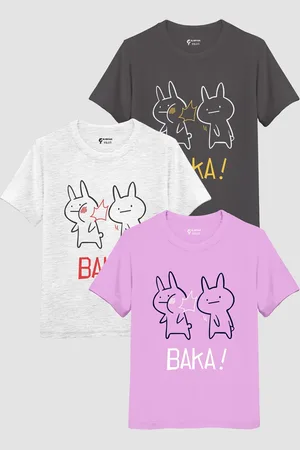 Silver Fang Kids Pack Of 3 Graphic Printed Cotton T-shirt