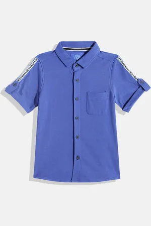 Mothercare Boys Pure Cotton Knitted Casual Shirt