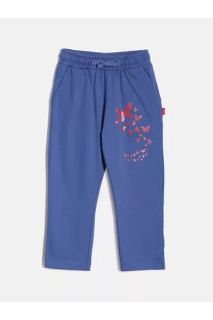 DIXCY SCOTT Girls Comfort Fit Pure Cotton Track Pants