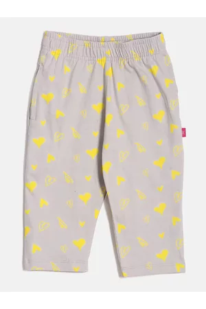 DIXCY SCOTT Girls Mid-Rise Printed Cotton Capris